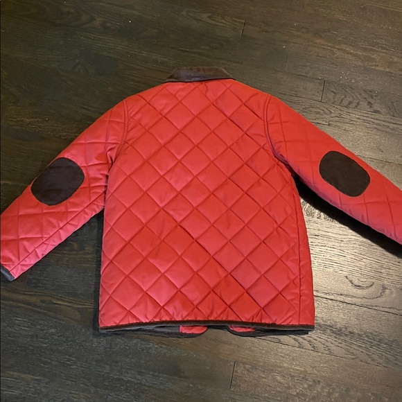 Kids Rust Orange Quilted Jacket - Picture 5 of 5